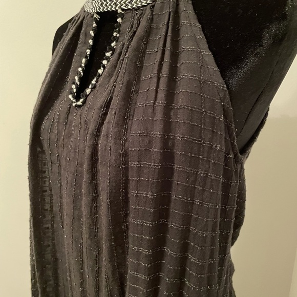 Flowy black sheer dress size sm/md - Picture 3 of 5